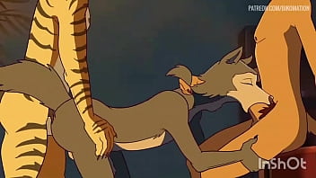 Homo-anale seks in een hentai-veerboot – yaoi furry